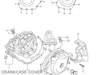 CRANKCASE COVER - DL650 VSTROM 2007 (K7) USA (E03)