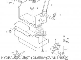 HYDRAULIC UNIT (DL650AK7/AK8/AK9) - DL650 VSTROM 2008 (K8) USA (E03)