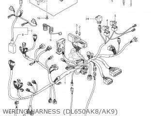 WIRING HARNESS (DL650AK8/AK9) - DL650 VSTROM 2009 (K9) USA (E03)