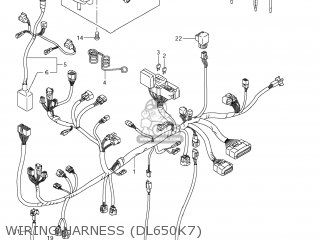 WIRING HARNESS (DL650K7) - DL650 VSTROM 2009 (K9) USA (E03)