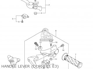 HANDLE LEVER (DL650 L1 E3) - DL650 VSTROM 2011 (L1) USA (E03)