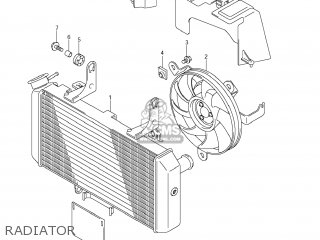 RADIATOR - DL650 VSTROM 2011 (L1) USA (E03)