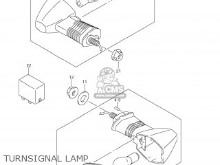 TURNSIGNAL LAMP - DL650 VSTROM 2011 (L1) USA (E03)