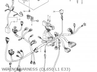 WIRING HARNESS (DL650 L1 E33) - DL650 VSTROM 2011 (L1) USA (E03)
