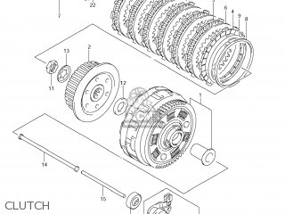 CLUTCH - DL650A VSTROM 2007 (K7) USA (E03)