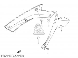 FRAME COVER - DL650A VSTROM 2007 (K7) USA (E03)