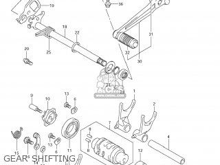 GEAR SHIFTING - DL650A VSTROM 2007 (K7) USA (E03)