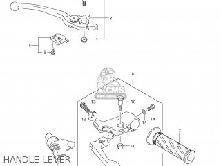 HANDLE LEVER - DL650A VSTROM 2008 (K8) USA (E03)