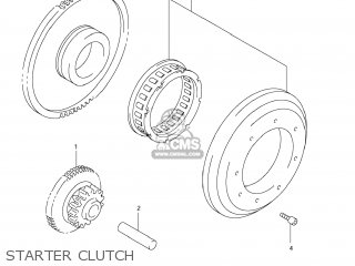 STARTER CLUTCH - DL650A VSTROM 2008 (K8) USA (E03)