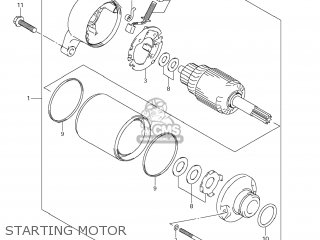 STARTING MOTOR - DL650A VSTROM 2008 (K8) USA (E03)