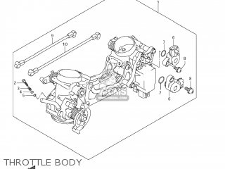 THROTTLE BODY - DL650A VSTROM 2008 (K8) USA (E03)
