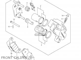FRONT CALIPER - DL650A VSTROM 2009 (K9) USA (E03)