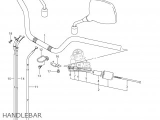 HANDLEBAR - DL650A VSTROM 2009 (K9) USA (E03)