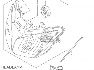 HEADLAMP - DL650A VSTROM 2009 (K9) USA (E03)