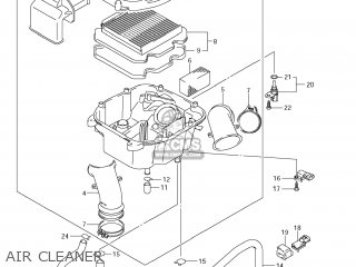 AIR CLEANER - DL650A VSTROM 2011 (L1) USA (E03)