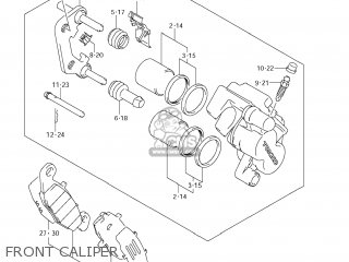 FRONT CALIPER - DL650A VSTROM 2011 (L1) USA (E03)
