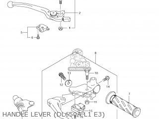 HANDLE LEVER (DL650A L1 E3) - DL650A VSTROM 2011 (L1) USA (E03)