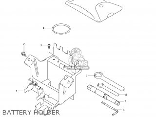 BATTERY HOLDER - DL650A VSTROM 2012 (L2) USA (E03)