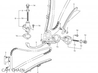 CAM CHAIN - DL650A VSTROM 2012 (L2) USA (E03)