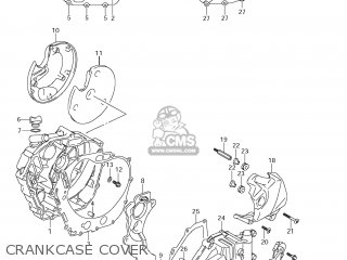 CRANKCASE COVER - DL650A VSTROM 2012 (L2) USA (E03)