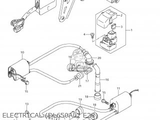 ELECTRICAL (DL650AL2 E28) - DL650A VSTROM 2012 (L2) USA (E03)
