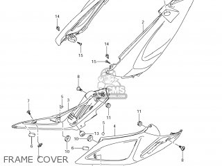 FRAME COVER - DL650A VSTROM 2012 (L2) USA (E03)