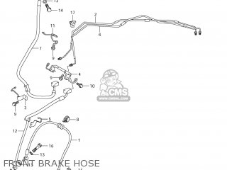 FRONT BRAKE HOSE - DL650A VSTROM 2012 (L2) USA (E03)