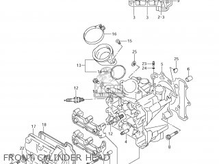 FRONT CYLINDER HEAD - DL650A VSTROM 2012 (L2) USA (E03)