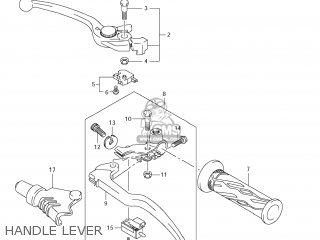 HANDLE LEVER - DL650A VSTROM 2012 (L2) USA (E03)