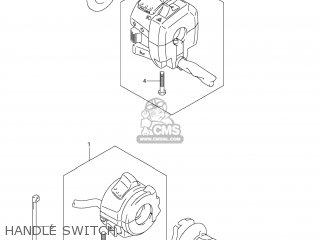 HANDLE SWITCH - DL650A VSTROM 2012 (L2) USA (E03)