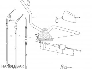 HANDLEBAR - DL650A VSTROM 2012 (L2) USA (E03)