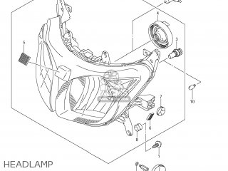 HEADLAMP - DL650A VSTROM 2012 (L2) USA (E03)