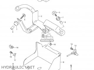 HYDRAULIC UNIT - DL650A VSTROM 2012 (L2) USA (E03)