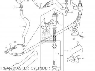 REAR MASTER CYLINDER - DL650A VSTROM 2012 (L2) USA (E03)