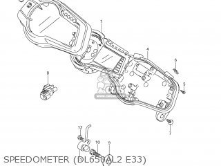 SPEEDOMETER (DL650AL2 E33) - DL650A VSTROM 2012 (L2) USA (E03)