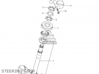 STEERING STEM - DL650A VSTROM 2012 (L2) USA (E03)