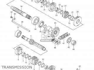 TRANSMISSION - DL650A VSTROM 2012 (L2) USA (E03)