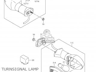 TURNSIGNAL LAMP - DL650A VSTROM 2012 (L2) USA (E03)