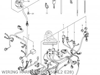 WIRING HARNESS (DL650AL2 E28) - DL650A VSTROM 2012 (L2) USA (E03)