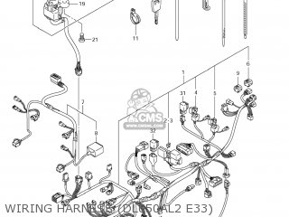 WIRING HARNESS (DL650AL2 E33) - DL650A VSTROM 2012 (L2) USA (E03)