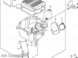 AIR CLEANER - DL650A VSTROM 2014 (L4) USA (E03)