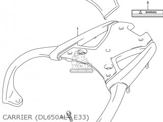CARRIER (DL650AL4 E33) - DL650A VSTROM 2014 (L4) USA (E03)