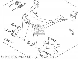 CENTER STAND SET (OPTIONAL) - DL650A VSTROM 2014 (L4) USA (E03)