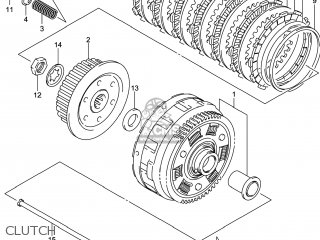 CLUTCH - DL650A VSTROM 2014 (L4) USA (E03)