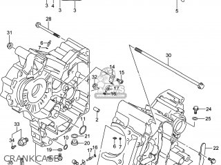CRANKCASE - DL650A VSTROM 2014 (L4) USA (E03)