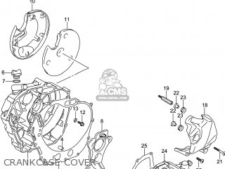 CRANKCASE COVER - DL650A VSTROM 2014 (L4) USA (E03)
