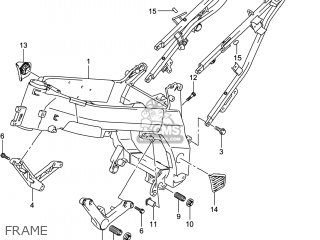 FRAME - DL650A VSTROM 2014 (L4) USA (E03)