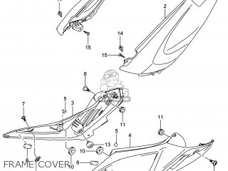 FRAME COVER - DL650A VSTROM 2014 (L4) USA (E03)