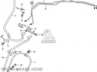 FRONT BRAKE HOSE - DL650A VSTROM 2014 (L4) USA (E03)