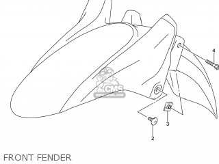 FRONT FENDER - DL650A VSTROM 2014 (L4) USA (E03)